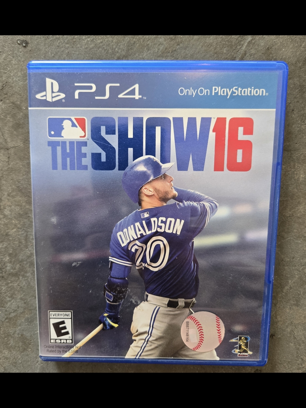 Sony PS4 MLB The Show 16 - Blue and Red Cover